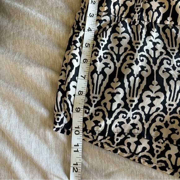 Swell Black and Cream Low Rise, Surf, Boho, Lightweight, Patterned Shorts - Picture 10 of 10